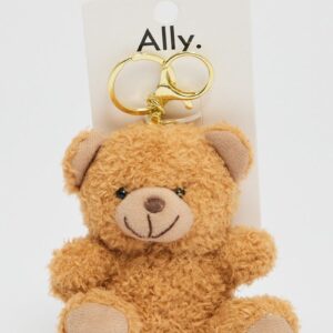 Brown Bear Keyring Bag Charm