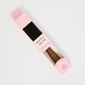 Ally Fashion Brown Boar Bristle Hair And Beard Brush Comb