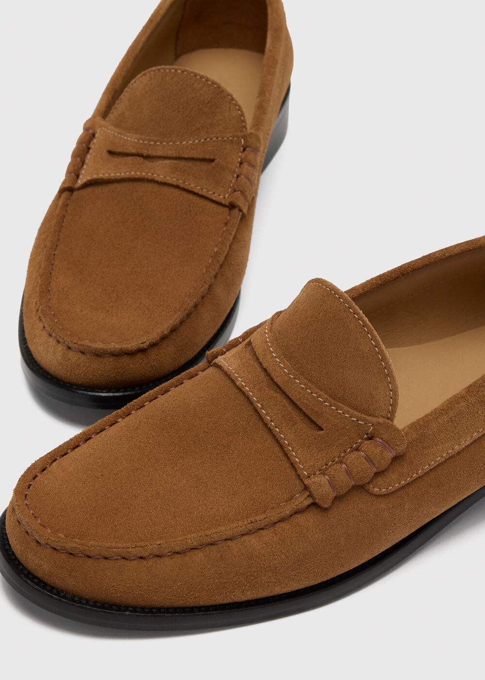 Brown Manny Suede Loafer - Image 3