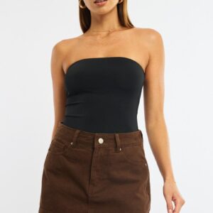 Brown Skorts Skirt High Rise