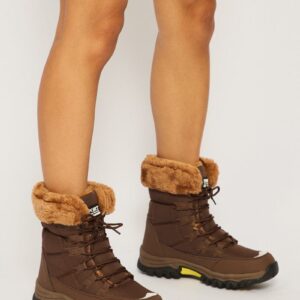 Ally Fashion Brown Snow Boots