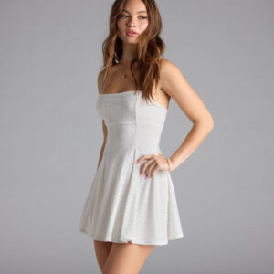 Windsor Brunch Crush Eyelet Skater Dress