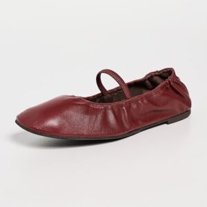 Reformation Buffy Ruched Ballet Flats