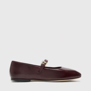 Burgundy Mary Jane Ballet Pump
