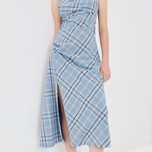 SIMKHAI Burke Draped Midi Dress