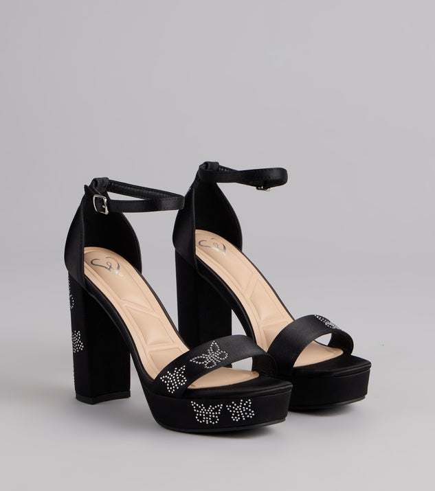 Windsor Butterfly Kisses Platform Block Heels