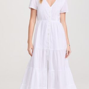 Playa Lucila Button Maxi Dress