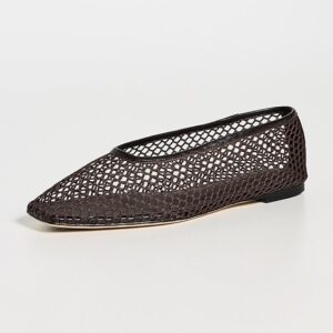 Tony Bianco Buzz Square Toe Mesh Flats