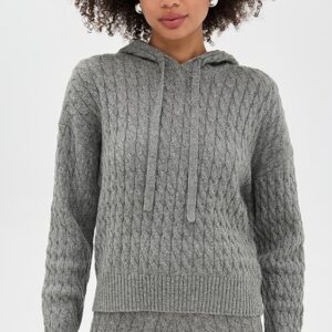 Cable Knit Hoodie