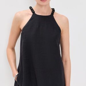 STAUD Cabo Linen Dress