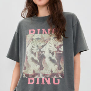 ANINE BING Cade Tiger Bing Tee