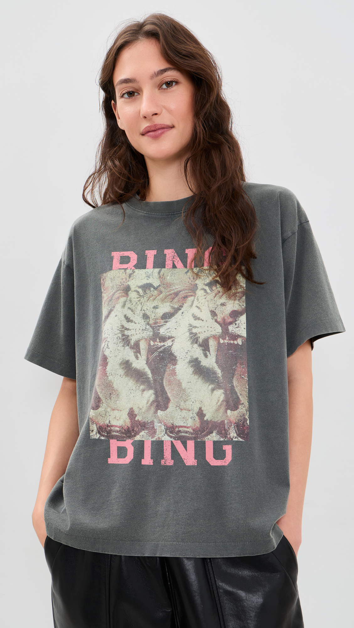 ANINE BING Cade Tiger Bing Tee