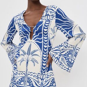 Seven Wonders Caledeira Long Sleeve Mini Dress