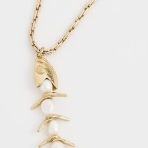 ALÉMAIS Calypso Pearl Fish Necklace