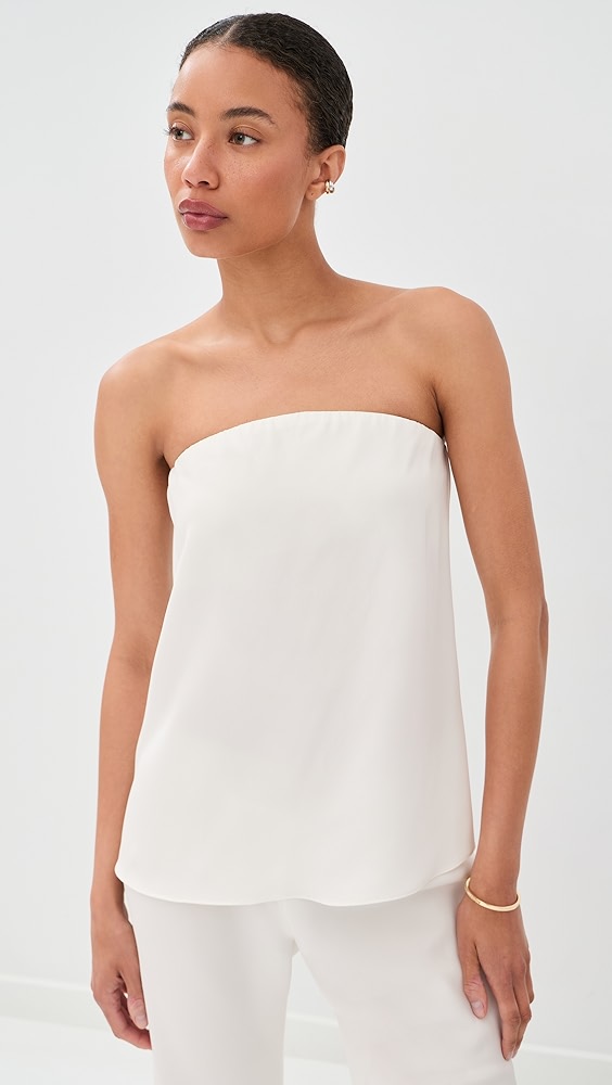 Sablyn Camden Strapless Silk Top