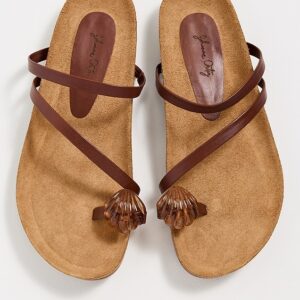 Camel Aztec Horse Sandals