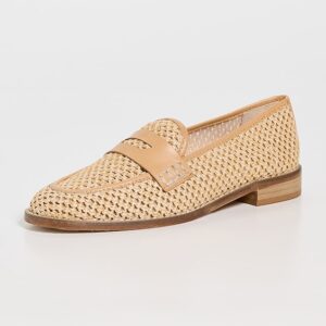 Andrea Gomez Camila Raffia Loafers