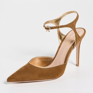 Gianvito Rossi Camoscio Nappa Silk Heels