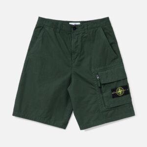 Stone Island Canvas Weave Cotton Shorts Canvas Weave Cotton Shorts