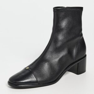 Cap Toe Heel Ankle Boots