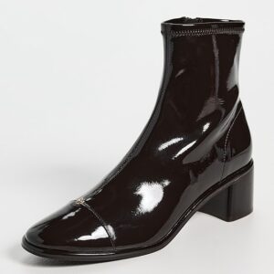 Cap-Toe Heel Ankle Boots