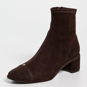 Cap-Toe Heel Ankle Boots 50mm