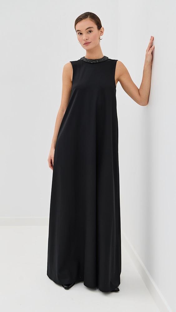 TWP Capitol Crystal Collar Dress
