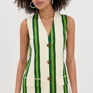Carob Printed Linen Mini Dress