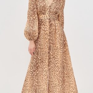 Zimmermann Cascadian Plunge Dress