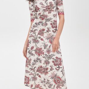 Sea Cassandra Print Ruched Dress