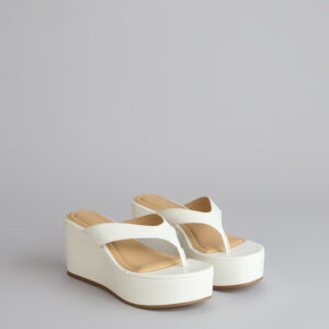 Casual Cutie Platform Thong Wedges