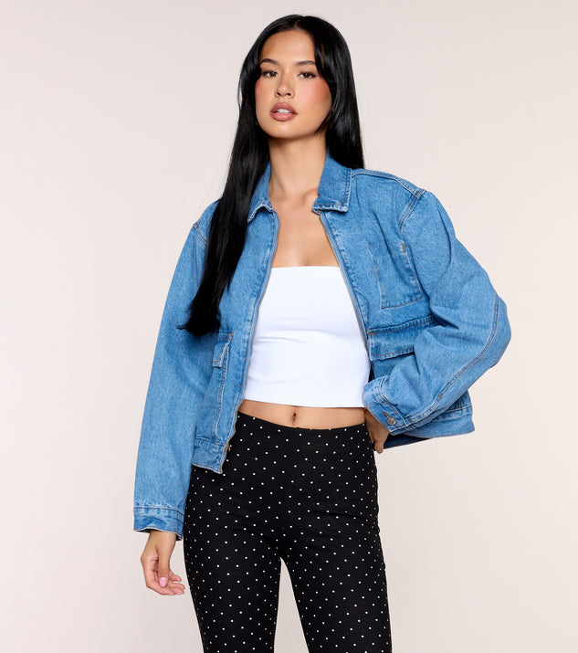 Windsor Casually Collected Denim Trucker Jacket