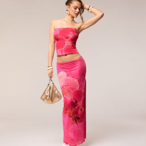 Windsor Catch Me On Vacay Tropical Floral Tube Top Catch Me On Vacay Tropical Floral Tube Top