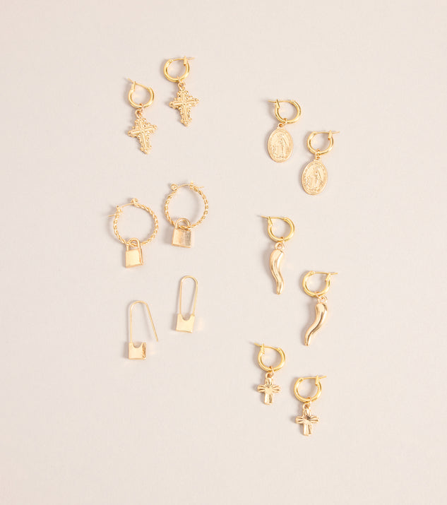 Windsor Chaos Collection Charm Earrings Pack