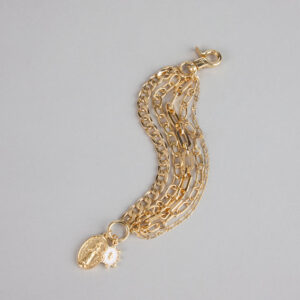 Windsor Charm Check Chain Bracelet