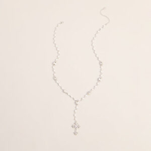Charm Check Cross Necklace