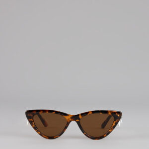 Charm Check Tortoise Cat Eye Sunglasses
