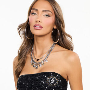 Charm Stack Layered Necklace