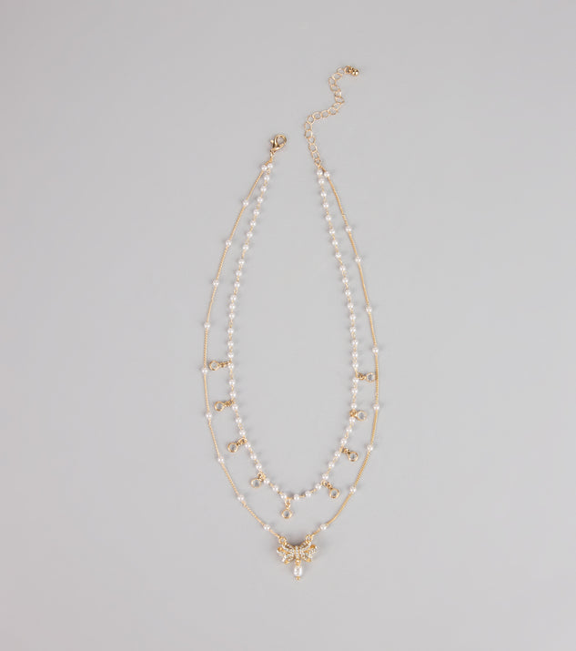 Windsor Charmed in Pearls Layered Necklace
