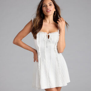 Windsor Cherry On Top Lace Mini Dress