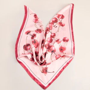 Cherry On Top Printed Satin Scarf