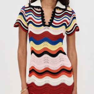 Chevron Mini Dress