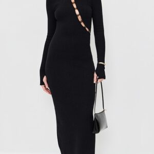 Chiara Beaded Long Sleeve Dress