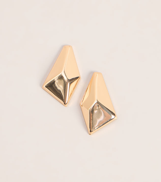 Windsor Chic Angle Geometric Stud Earrings