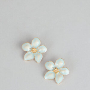 Windsor Chic Bloom Flower Statement Stud Earrings