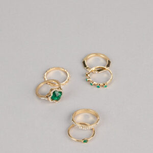 Chic Fortune Five-Pack Ring Set