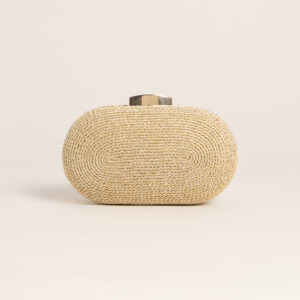Windsor Chic Invite Metallic Rope Box Clutch