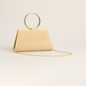Windsor Chic On Arrival O-Ring Straw Clutch