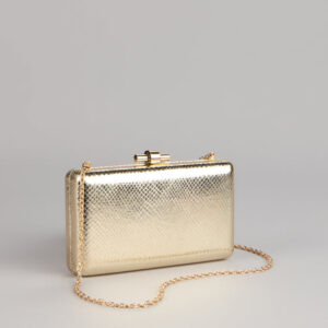 Windsor Chic Plus One Metallic Snake Clutch