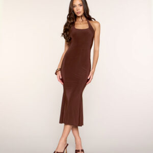 Windsor Chic Secret Halter Midi Dress Chic Secret Halter Midi Dress